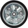 HEYOUTH Ruotino d'appoggio Rimorchio,Ruotino di Scorta,per Rimorchio, Ruota di Trailer,Cerchione in Acciaio zincato,228x50mm