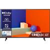 Hisense 43 UHD 4K 2023 43E63KT Smart TV VIDAA U6 Dolby Vision HDR 10 Game Mode Plus