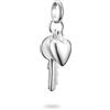 Thomas Sabo Charm Club Connect CC1233-001-21 - Ciondolo a forma di chiave con cuore, in argento 925 riciclato