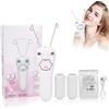 Brrnoo Epilatore per la rimozione dei del viso per donne, filettatrice elettrica per il viso, epilatore fisico per donne, host + filo di cotone + cavo USB(bianca)
