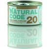 Natural code 20 gatto tonno fagioli alghe e riso 85 gr