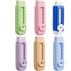 Litoott Gomme in gomma scorrevoli retrattili, 6 gomme grandi da cancellare, confezione grande con gomme da cancellare in diversi colori per studenti, bambini, ufficio scolastico, forniture domestiche