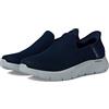 Skechers Men's Gowalk Flex Slip-Ins-Athletic Slip-On Casual Walking Shoes | Air-Cooled Memory Foam Sneaker, Navy, 7.5 Wide