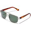 Hawkers FALCON, Occhiali da sole Unisex - Adulto, Green Polarized · Gold Ct, Taglia unica