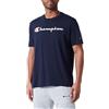 Champion Legacy Icons-S/S Crewneck T-Shirt, Blu Marino, XXL Uomo