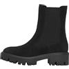 ONLY Stivali Chelsea Nero in Suede con Suola Chunky - Stivale Tempo Libero Donna