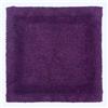 HOMESCAPES Piccolo tappetino da bagno di lusso, 1600 g/m², extra morbido, 100% cotone, reversibile, antiscivolo, lavabile, super assorbente, ad asciugatura rapida, colore: prugna, 50 x 50 cm, quadrato