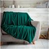 GC GAVENO CAVAILIA GAVENO CAVAILIA 250449 - Coperta per Divano e Letto, Super Morbida, soffice, Facile da Pulire, Leggera, Design Lussuoso, Accogliente e Calda, a Nido d'Ape, per Letto Singolo (130 x 150 cm), Verde