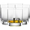 SCHOTT ZWIESEL Bicchieri da whisky Simple (set di 6), bicchiere diritto per whisky, bicchieri in cristallo Tritan lavabili in lavastoviglie, Made in Germany (art. 123664)