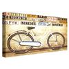 CCRETROILUMINADOS Vintage Bike Quadri retroilluminato, metacrilato, Multicolore, 60 X 80 X 5,3