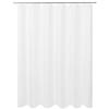 N&Y HOME Tenda da doccia o fodera in tessuto impermeabile, lavabile in lavatrice, tessuto traspirante, fodera in poliuretano termoplastico, bianco, 182,9 x 182,9 cm