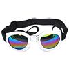 Inception Pro Infinite (Bianco) Occhiali Da Sole Per Cani Con Elastico Regolabile Pieghevoli protezione UV400