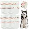NECXON 20 pezzi di stivali monouso per cani | bende per zampe di cane | Stivaletti per zampe ferite per cani, impermeabili, con cerotto autoadesivo, per passeggiate in interni ed esterni (L (17-30 kg))