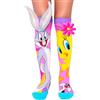 Madmia Looney Tunes Tweety & Bugs Socken Coppia di Calzini, Multicolore, 6-99 Bambine e Ragazze