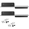 SOTECH set di 2 mensole a muro di design HOVER-I 350 x 130 x 78 mm nero