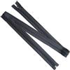Aerzetix - Set di 8 Cerniere Lampo a Spirale N°5 100cm separabili con cursore | in Metallo Nylon Poliestere | Colore Grigio Scuro