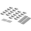 Globstar 20x Cerniera Magnetica Calamite per Mobili Chiusura Bianco