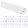 CLAR - Tubo Neon LED 150 cm T8 24W, Tubi LED 150cm, Bianco Fredda 6500ºk (Pack 25)