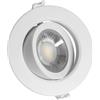 Faro da Incasso 12W CCT Ø90mm 38° Orientabile Dimmerabile OSRAM LED Colore Bianco Variabile CCT