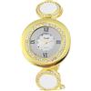 Adrina 100402000004 - Orologio da polso da donna, cinturino in diversi materiali multicolore
