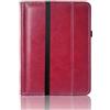 Andy Case1 Custodia per Sony PRS-650 6 pollici e-book cover, Sony PRS-650 6 pollici intelligente leggera flip cover custodia protettiva con funzione automatica sleep/wake (rosso)