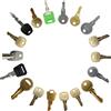 KeyPower Set di 18 chiavi Pentesting, FEO-K1 MK9901 CH751 CH501 A126 C642A CH545 C415A C413A 2642 C420A 222343 C390A 84 16120 E114 C3466 A CAT 74 Cancello di sicurezza dell'ascensore dell'armadio