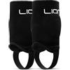 LION SPORTSWEAR Cavigliere per calcio - Protezione su entrambi i lati, coppia perfetta con parastinchi - disponibile in taglie per bambini e adulti - S