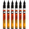 Molotow ONE4ALL 127hs # 225 marcatore, confezione da pezzi, 2 mm 2 mm signalschwarz, 6 pezzi