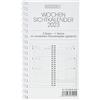 BRUNNEN Calendario di ricambio settimanale modello 756 2023, dimensioni foglio: 8,7 x 15,3 cm, bianco