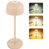 HOTUT Lampada da Tavolo LED Senza Fili Ricaricabile, Lampada da scrivania senza Fili, Dimmer Touch 3000K/4500K/6500K, Lampada da Scrivania Portabile per Interni/Esterni, Ristorante/Camera da Letto/Bar