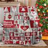 KXHHYB Coperta natalizia 130x150cm,coperta divano natalizia, coperta natalizia matrimoniale morbida e calda, per divano, ufficio, viaggi all'aperto (D,130x150cm)