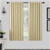 Joydeco Tende Oscuranti per Interni 2 Pezzi L 132 x A 158 CM, Tenda Termiche con Passanti Nascosti per Soggiorno Moderne Cameretta Bambini Camera da Letto Blackout Curtains, Beige Chiaro