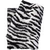 CRS Fur Fabrics Animale Divertente Pelliccia Finta Tessuto - Zebra - Zebrato, 1Mtr - 150cm x 100cm