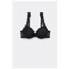 Tezenis Reggiseno Push-up Athens Petite Pois Donna Nero
