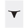 Tezenis Perizoma Con Fianchetto Tanga Romantic Fantasy Donna Nero
