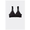 Tezenis Reggiseno Triangolo Havana Leggermente Imbottito Petite Pois Donna Nero