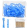JEYORZY 100 Pcs Aghi Monouso per Acne,Schiaccia Brufoli,1 confezione di cotton fioc,Blackhead Estrattore,Strumento Professionale per La Rimozione Di Punti Neri e Brufoli,per Punti Neri Rimozione
