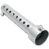 Kacepar Silenziatore per moto, KACEPAR 35mm DB Killer Muffler Baffle, Silenziatore universale per tubi di scarico, Silenziatore rimovibile, Argento, 1 pezzo