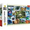 Trefl - Smiley Worlds, Immagini Felici - Puzzle 1000 pezzi - Collage, Sorriso, Immagini Felici, Puzzle fai-da-te, Intrattenimento Creativo, Divertimento, Puzzle Classici per Adulti e Bambini 12+