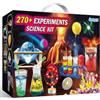JOPSHEEN 270 + Kit di esperimenti per bambini, set chimico | scatola per esperimenti, giocattoli per ragazzi, scatola chimica vulcana, cristallo, progetto di scienza fisica