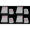 docsmagic.de 4 x Deck Box White + Card Divider - Porta Mazzo Bianco - PKM - YGO - MTG
