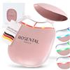 Rosental Organics EMS Gua Sha massaggiatore viso - LED blu, verde e terapia a luce rossa - per pelle grassoccia e carnagione uniforme - per tutti i tipi di pelle