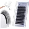 ANNAFRIS Extension Ciglia 8D W 12mm 0.07C Ventilatore Prefabbricato Ciglia 8d Lash Russian Volume Ciglia Ciuffetti Eyelash (0.07C 8D 12mm)