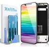 GULEEK Display per iPhone Xr, Schermo LCD FHD COF 6,1, Touch Screen Integrato | COF Full HD, tocco preciso, alta luminosità, compatibile Face ID, kit riparazione, vetro protettivo, nastro adesivo incluso
