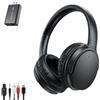 RETRADEKING Cuffie wireless TV 2025, design senza pulsante volume, per anziani, forte trasmettitore, plug and play, nessun ritardo audio, compatibili con tutti i televisori