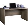 Composad | Scrivania della Linea SCHEMA, Scrivania Piccola per PC, adatta a Studio e Cameretta, (LxAxP) 140x74,20x69 cm, Colore Rovere, Per Ufficio, Studio, Made in Italy