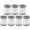 COWINORY (7 Pezzi) M320 Filtri HEPA Compatibili Con l'Aspirapolvere Robot Lefant M320/ M320G, Kit Accessori Filtri, Filtro Per Aspirapolvere, Filtri a Cartuccia, Filtro Verticale