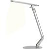 Brilliant lampada lampada da scrivania a LED Brendan titanio | 1x 6W LED integrato (SMD), (680lm, 4100K) | Scala da A ++ a E | Pressostato sulla testa