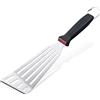 FMprofessional Paletta da arrosto Presist flessibile - Spatola in acciaio inox per girare e servire - Ottimo accessorio per barbecue - Spatola ideale come spatola da padella, paletta da pesce o paletta per barbecue