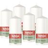 Bolsius - Essentials - candela a colonna liscia - bianca - 13 cm - Senza olio di palma